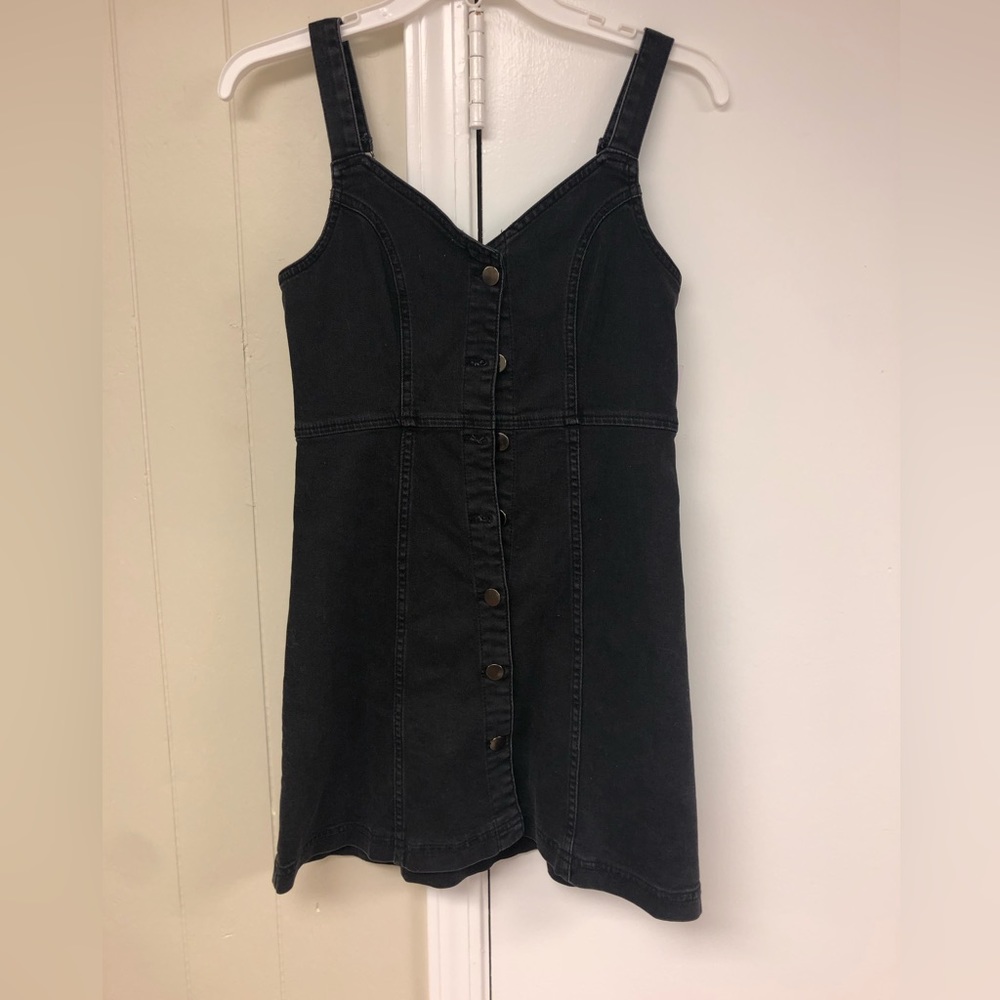 BDG urban outfitters black denim jumper. Size small.